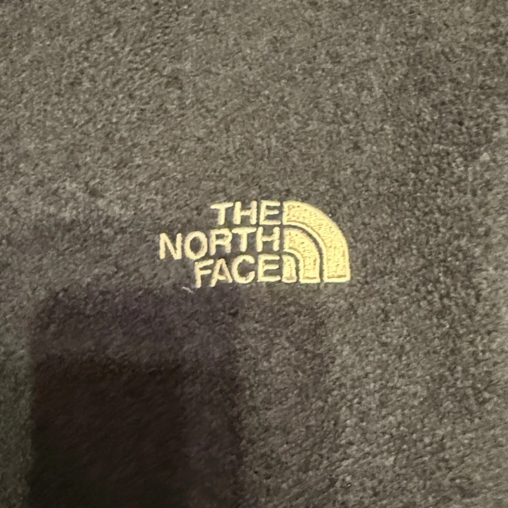 The North Face Men's Blue and Camel half zip Fleece